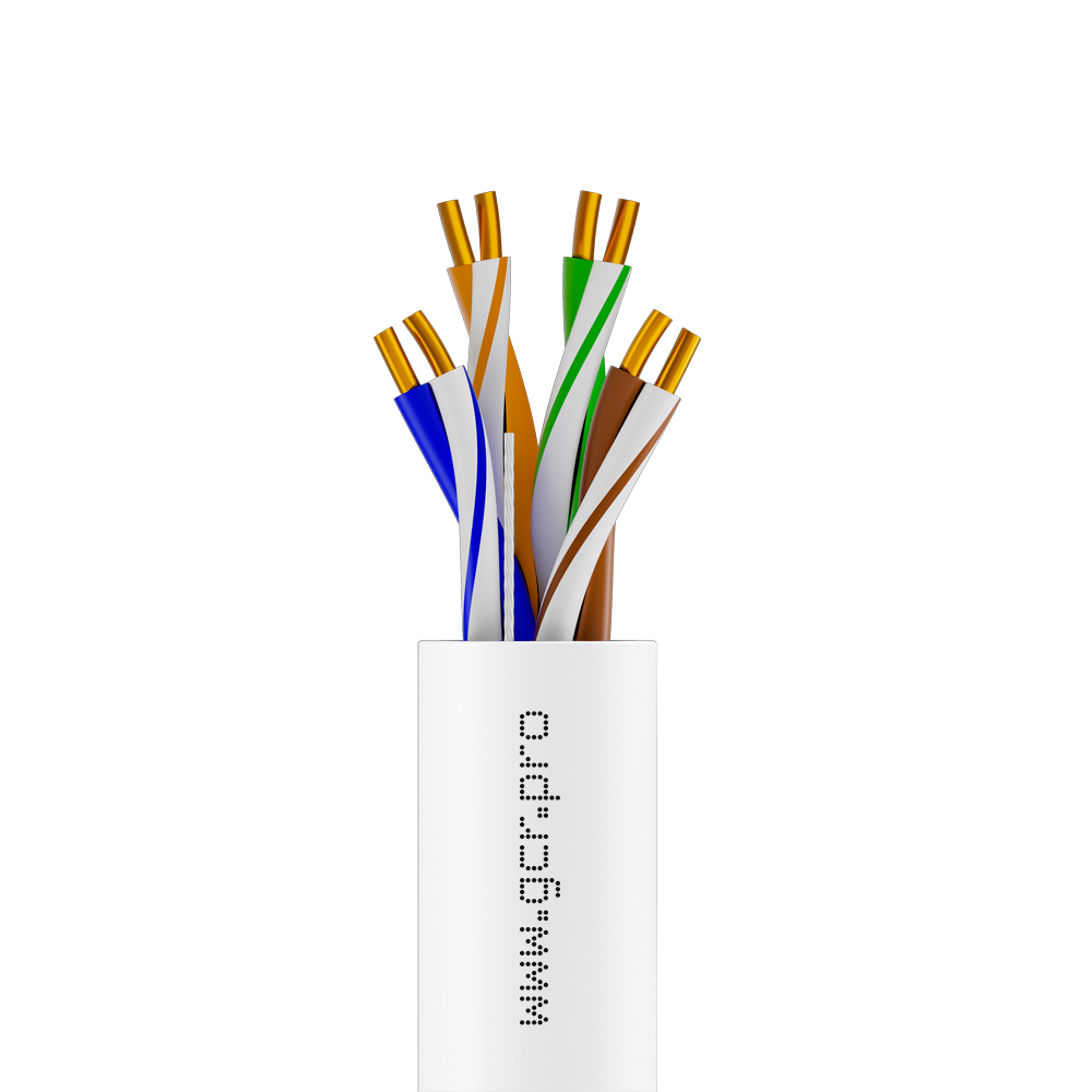GCR Кабель LAN витая пара U/UTP Cat.5e медь 4х2х0,5 (24AWG) одножильный