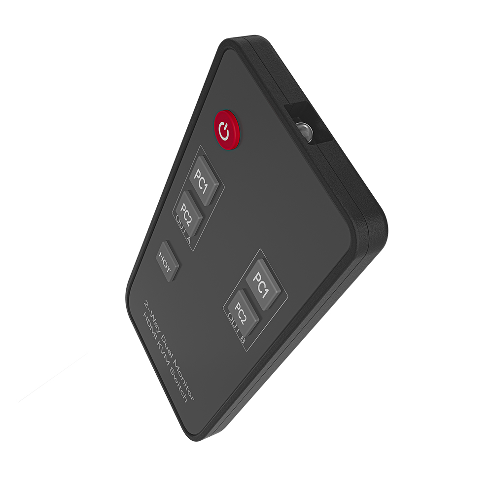 GCR PRO Переключатель KVM HDMI 2.0 2 устройства к 2 мониторам 4K60Hz HDCP 2.2 Hot key & Audio