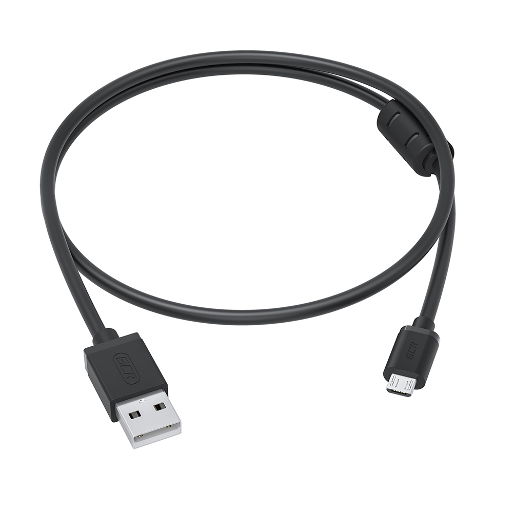 GCR PRO Кабель PROF MicroUSB 2.0 феррит экран армирование