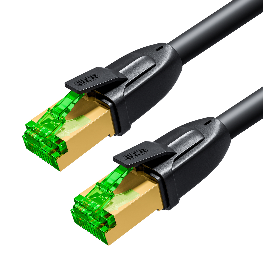 GCR PRO круглый FTP Патч-корд кат.6 PROF прямой медь литой экранированные коннекторы RJ45 T568B