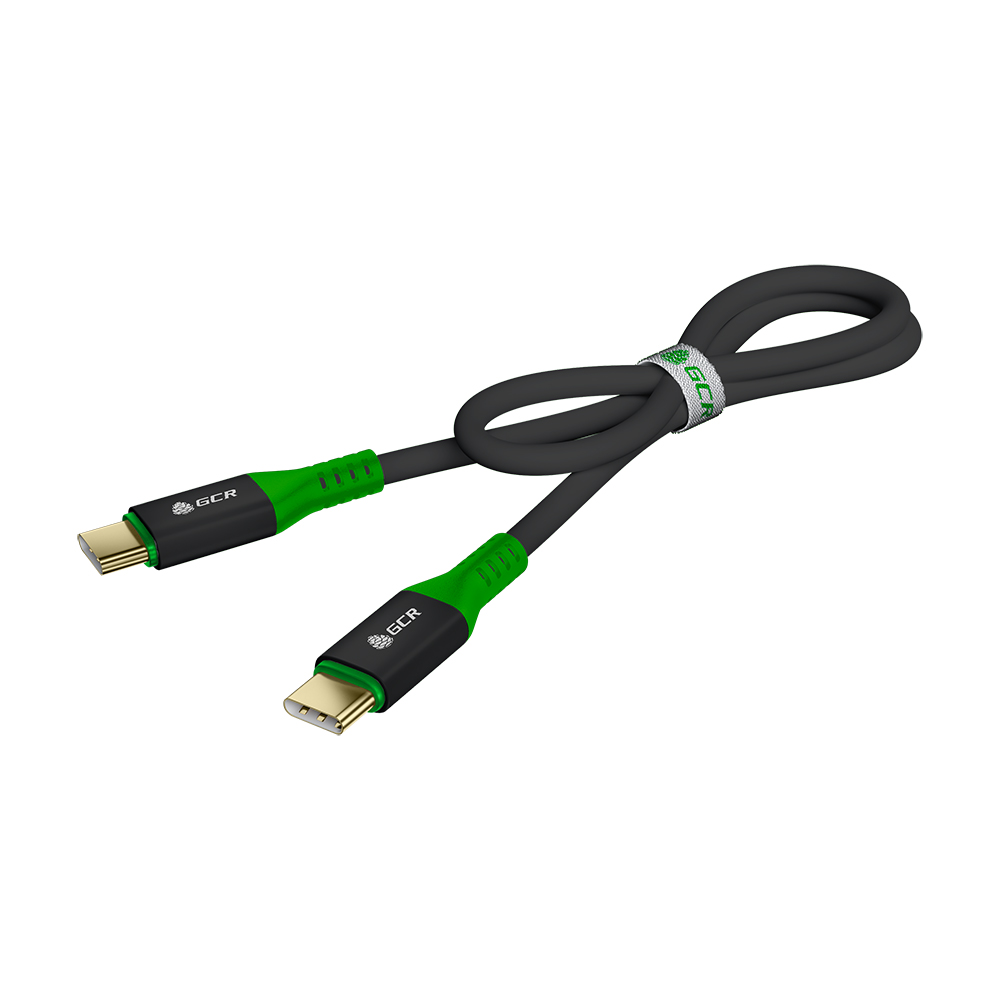 GCR PRO Кабель Type-C/Type-C 60W PD GOLD