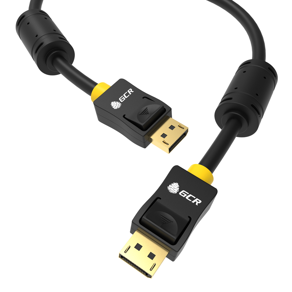 Кабель DisplayPort v1.4 8K 60Hz 4K 32 Гбит/с ферритовые кольца для ТВ PS3 PS4 X-Box 360 Blue-Ray 24K GOLD
