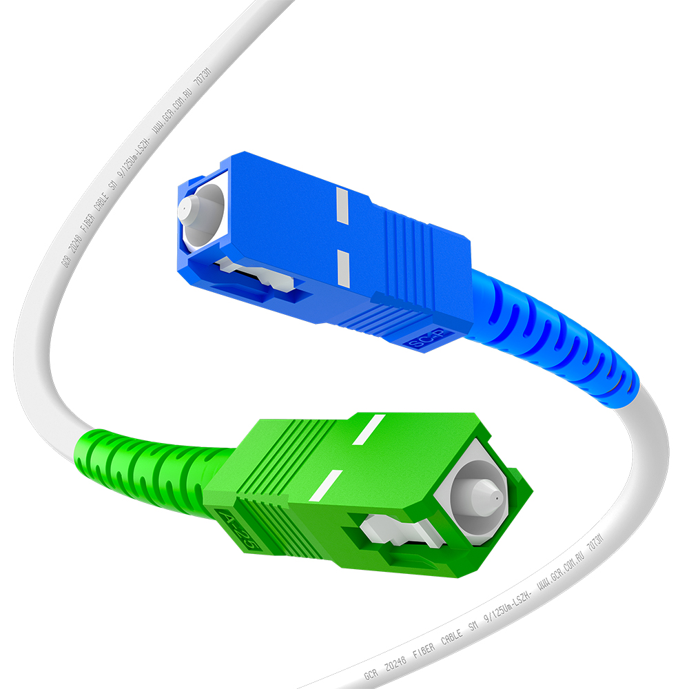 GCR PRO Патч-корд оптический SC/APC - SC/UPC SM 9/125 Simplex LSZH