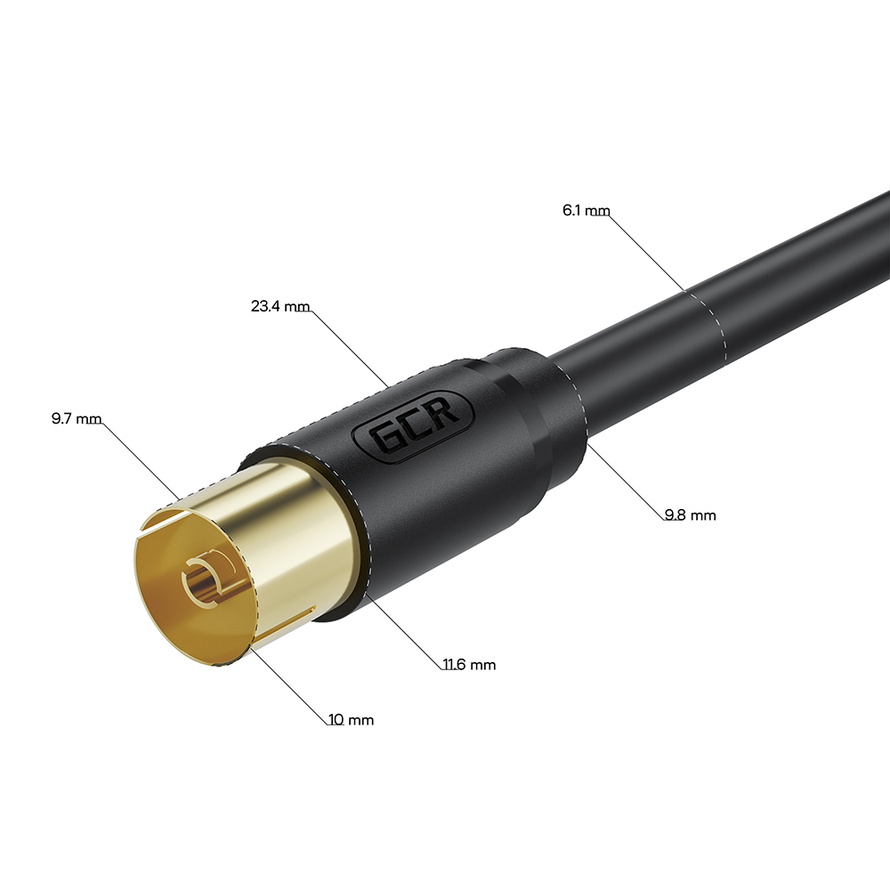 GCR PRO Удлинитель антенный коаксиальный TV M/F