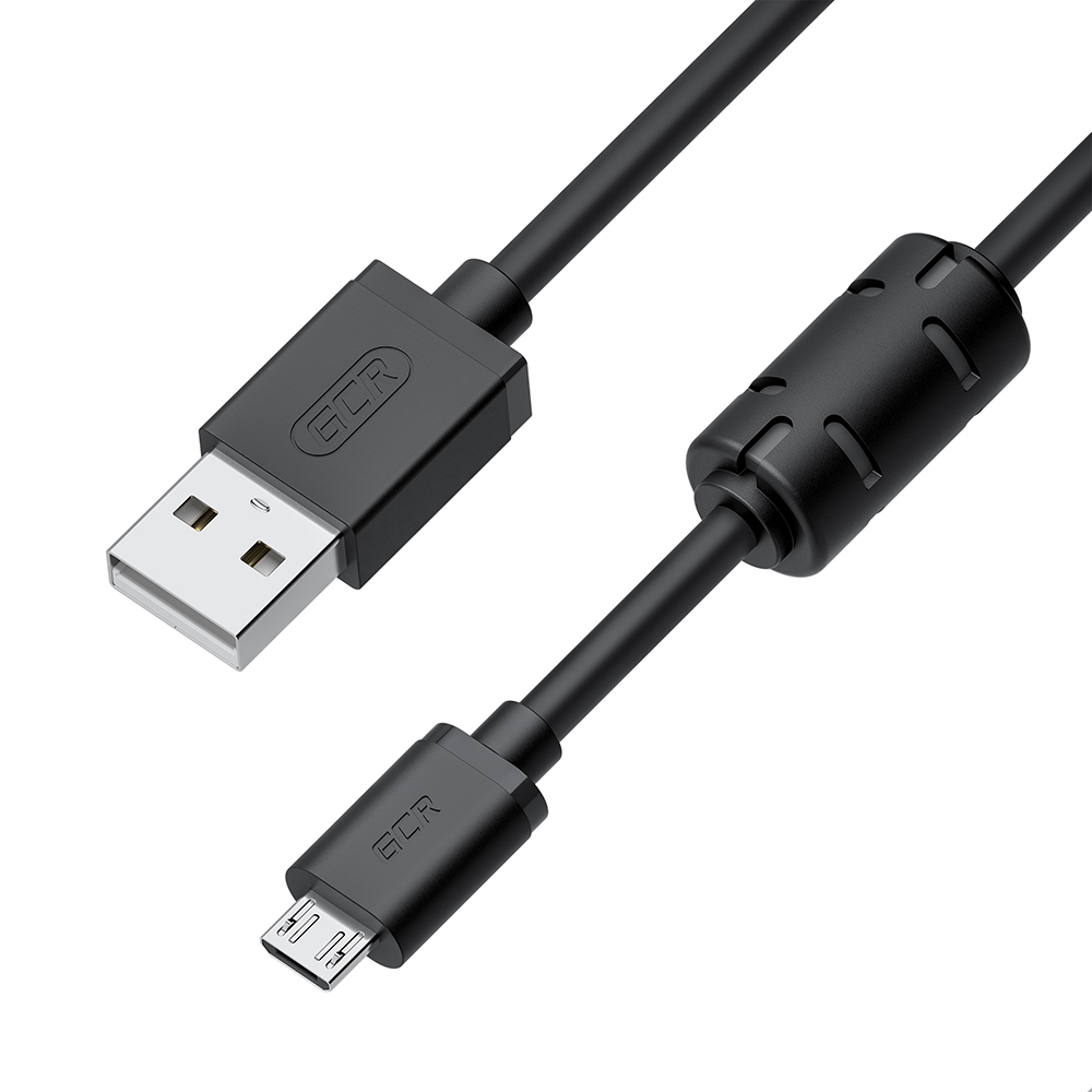 GCR PRO Кабель PROF MicroUSB 2.0 феррит экран армирование