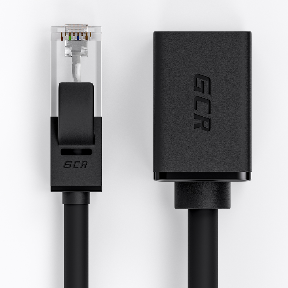 Удлинитель патч-корда FTP cat.6 10 Гбит/c RJ45M / RJ45F для подключения интернета