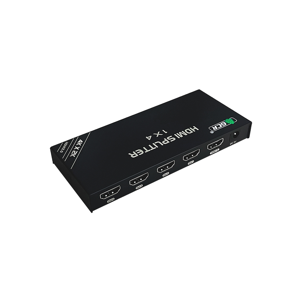 GCR Разветвитель HDMI 2.0 1 на 4 выхода 4К60Hz с функцией масштабирования Scaler HDCP 2.3