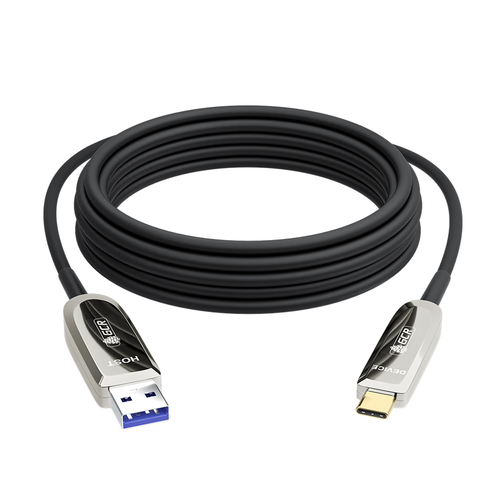 GCR PRO Кабель AOC USB 3.2 Gen 2 AM / Type-C 10 Гбит