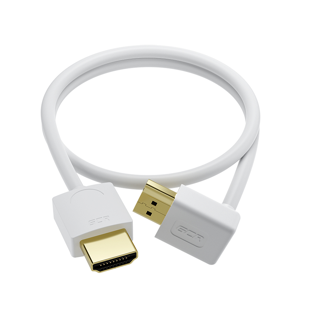 GCR PRO Кабель SLIM HDMI 2.0 угол верхний экран UHD 4K 60Hz 18 Гбит