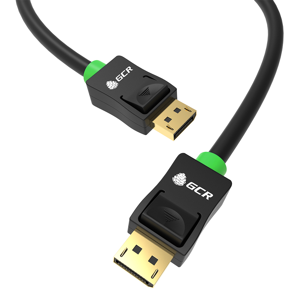 Кабель DisplayPort v1.2 4K 75Hz 5К 30Hz 21 Гбит/с для ТВ PS3 PS4 X-Box 360 Blue-Ray 24K GOLD