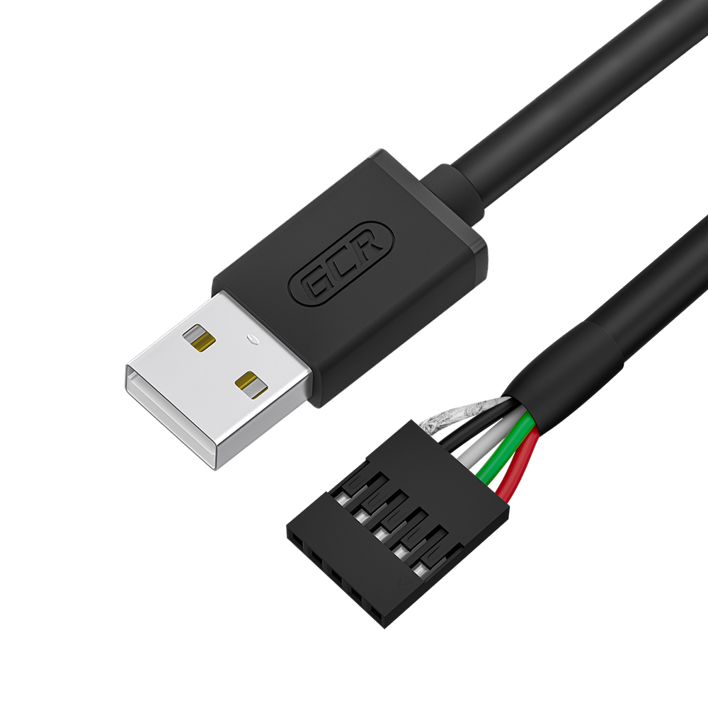 GCR PRO Кабель USB - BLS 5pin 2.0мм экран
