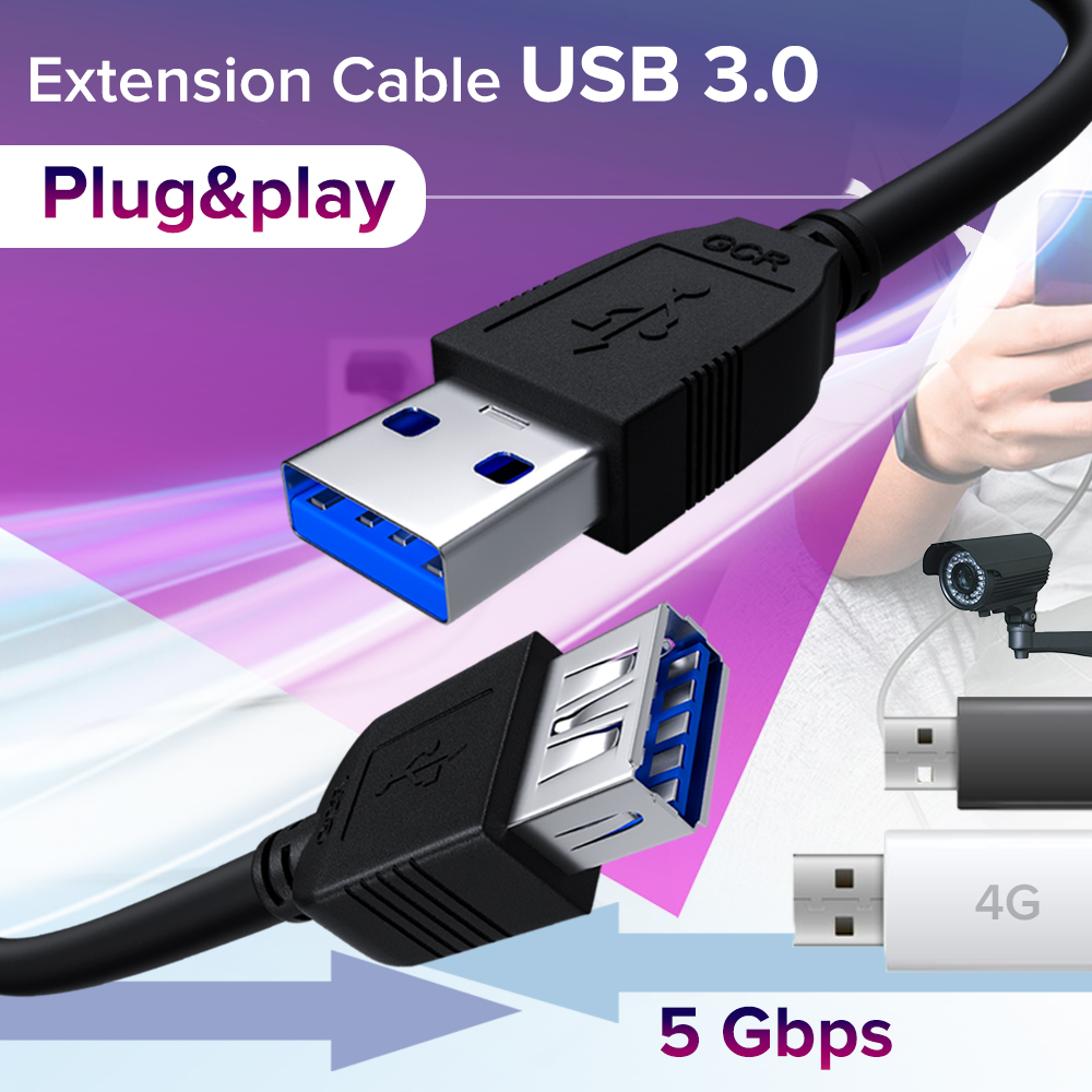 Удлинитель USB 3.0 AM / AF 5 Гбит/с