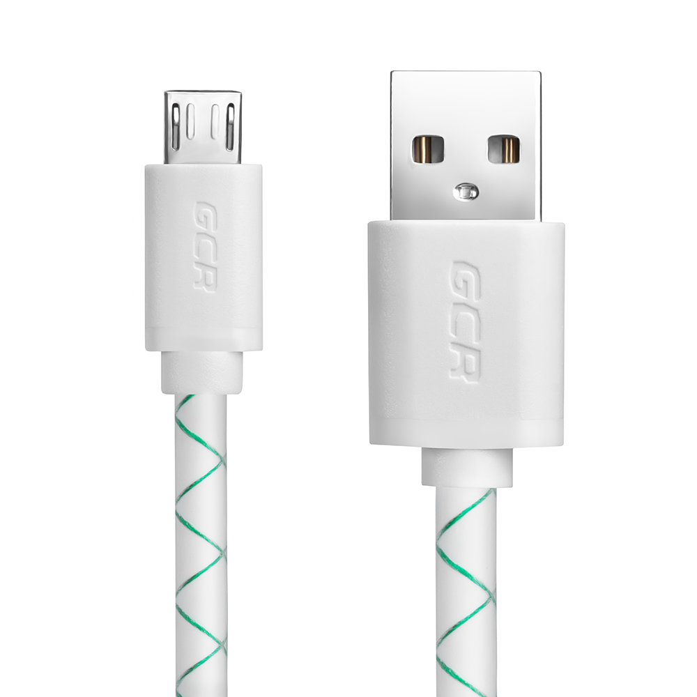 GCR PRO Кабель MicroUSB быстрая зарядка QC