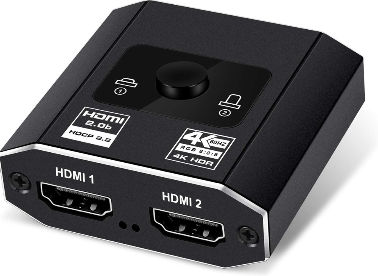 HDMI переключатель двунаправленный 1x 2 2x1 4K для PS5 ТВ-приставки
