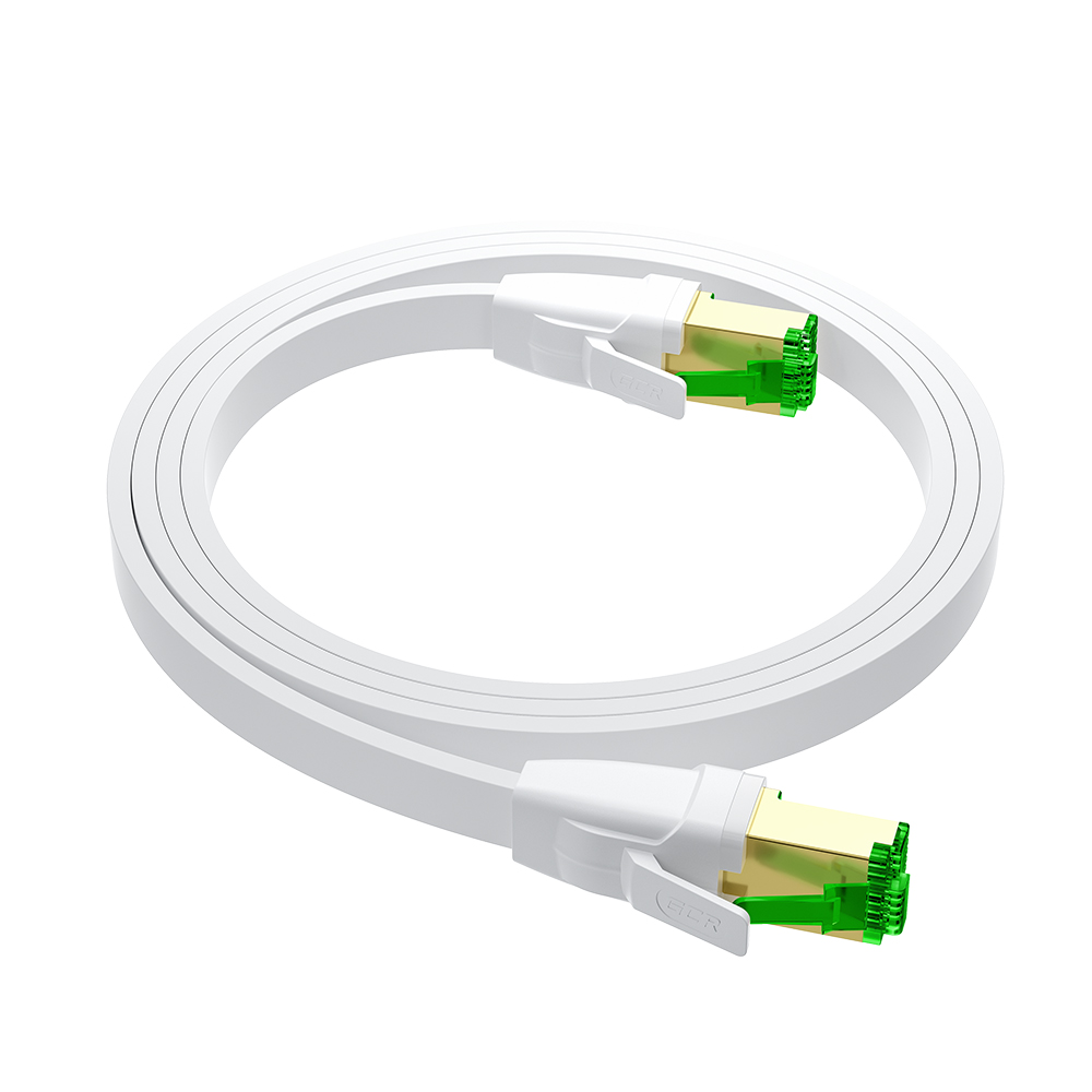 GCR Патч-корд плоский LSZH PROF кат.8 FTP медь RJ45 GOLD T568B