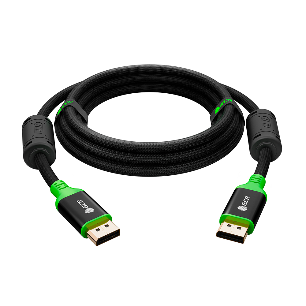 GCR PRO Кабель PROF DP v1.4 ферриты 8K 60Hz 32 Гбит/с ECO Soft капрон AL корпус