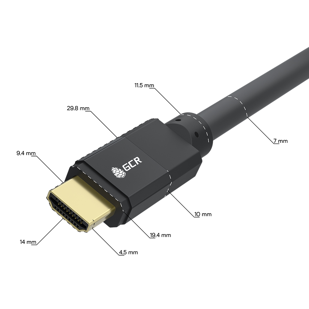 GCR PRO Кабель переходник DisplayPort - HDMI UHD 4K 60Hz