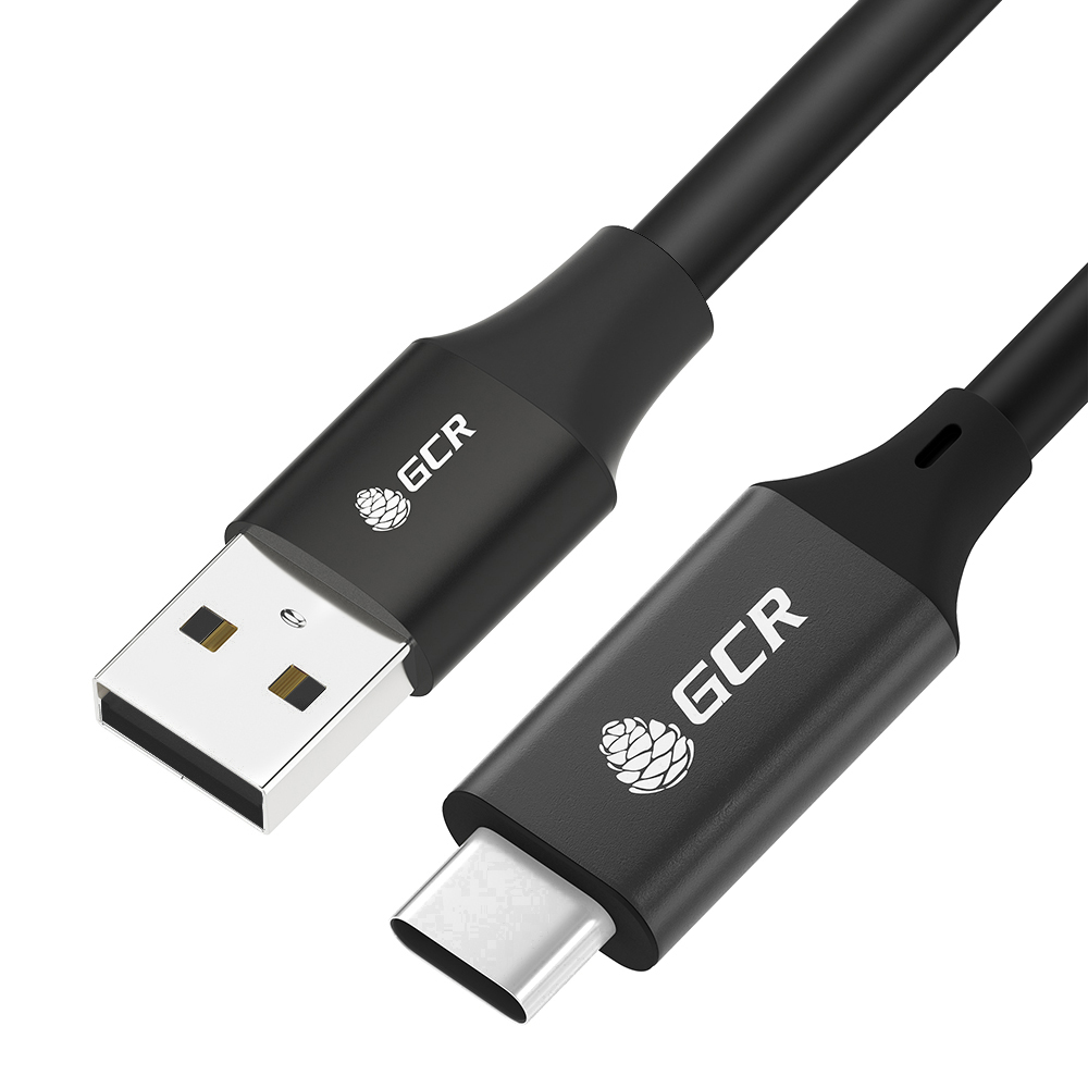 GCR PRO Кабель PROF Type-C USB 2.0 60W PD быстрая зарядка