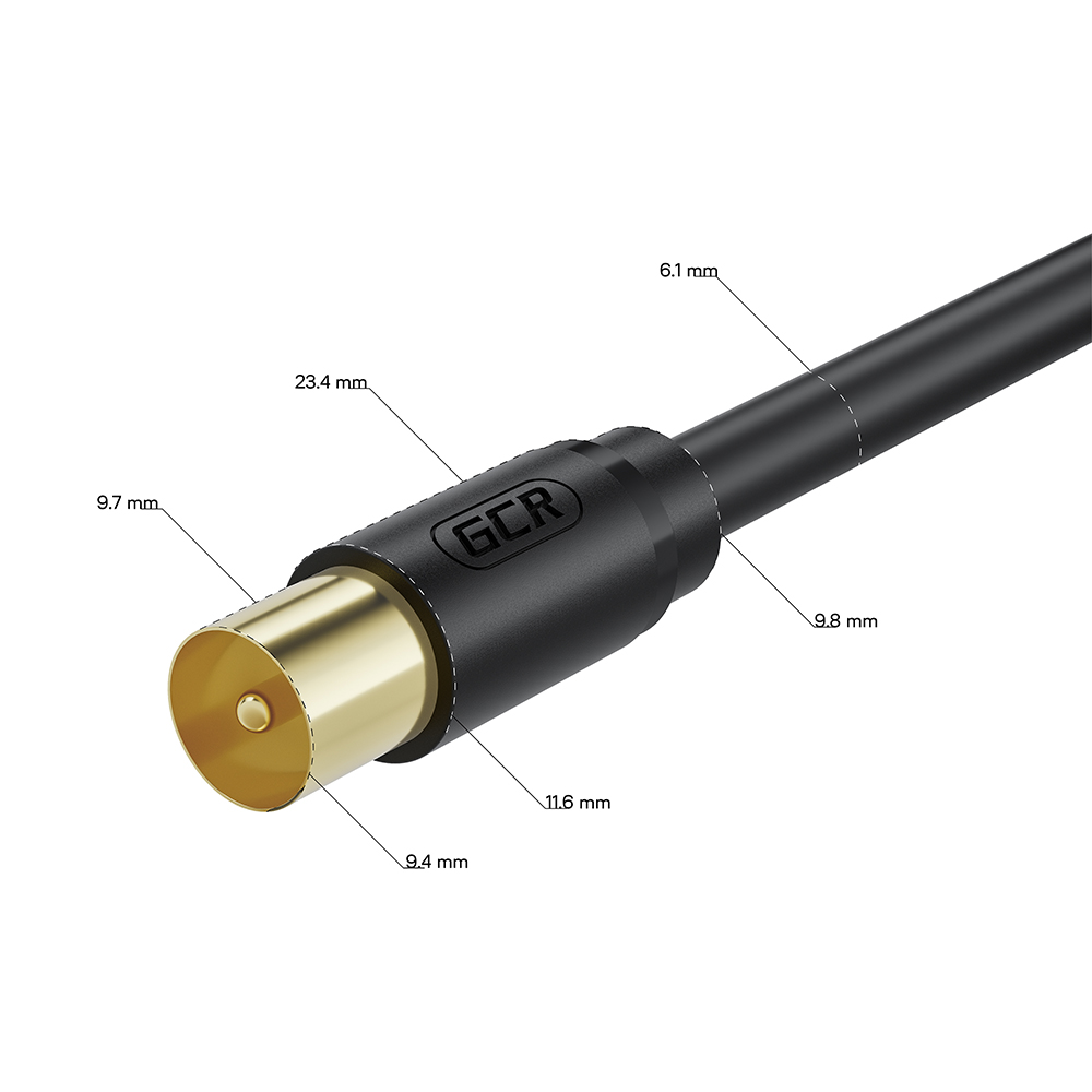 GCR PRO Удлинитель антенный коаксиальный TV M/F