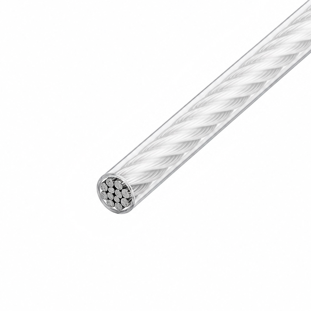 4PH Трос стальной в оплетке ПВХ OD 2,0±0,2mm