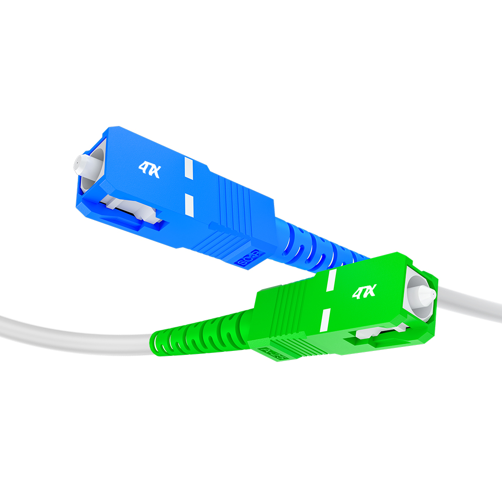 Патч-корд оптический  SC/APC - SC/UPC simplex 3мм 9/125 LSZH для интернета