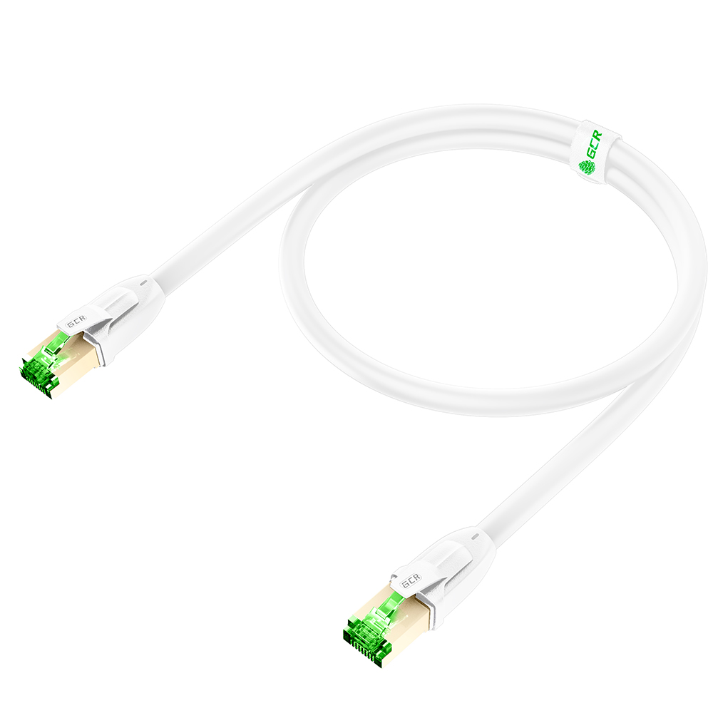 GCR PRO круглый SF/FTP Патч-корд кат.8 LSZH PROF прямой медь литой экранированные коннекторы RJ45 T568B