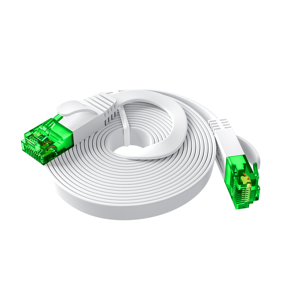 GCR PRO плоский UTP Патч-корд кат.6 LSZH PROF прямой медь литой RJ45 T568B
