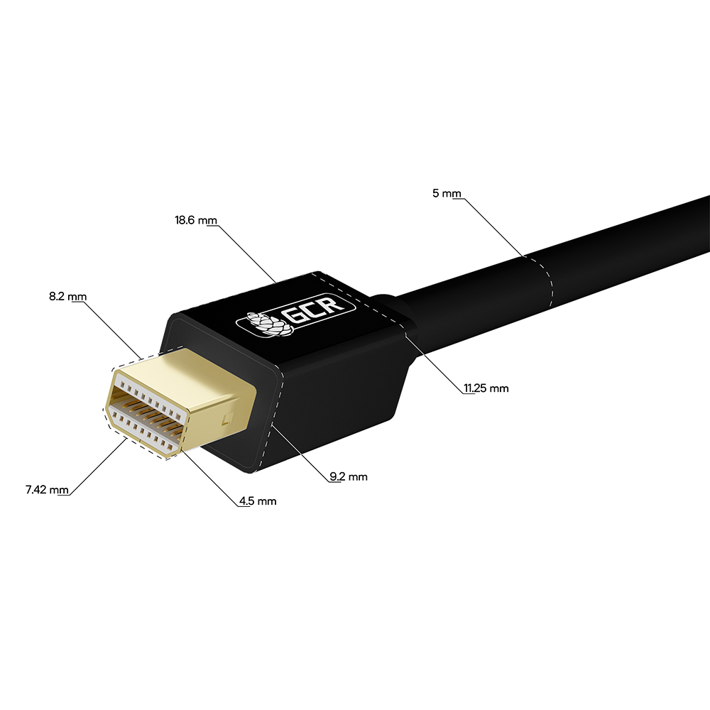 Кабель-переходник mini DisplayPort > HDMI поддержка 4K