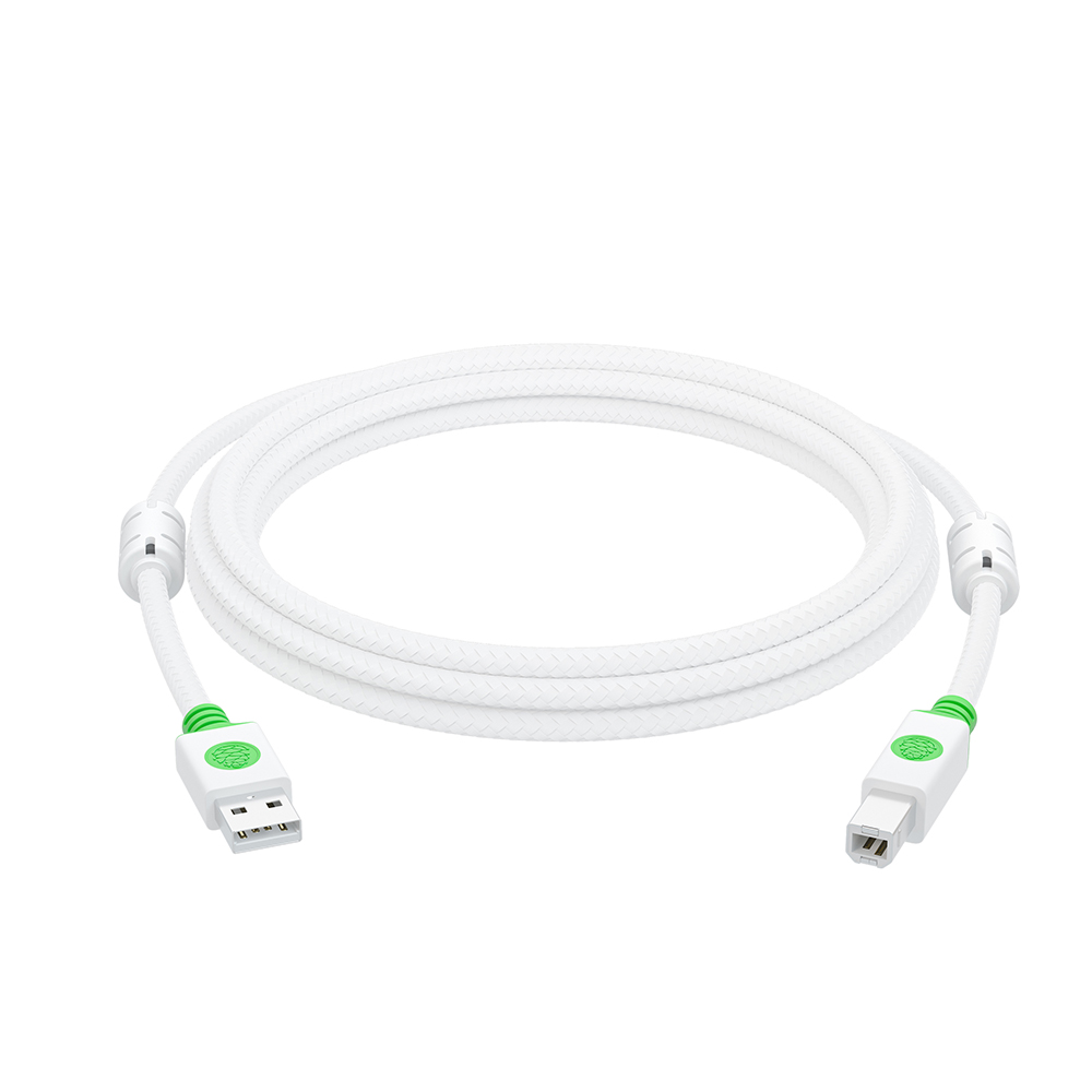 GCR PRO Кабель нейлон USB 2.0 AM/BM экран армирование