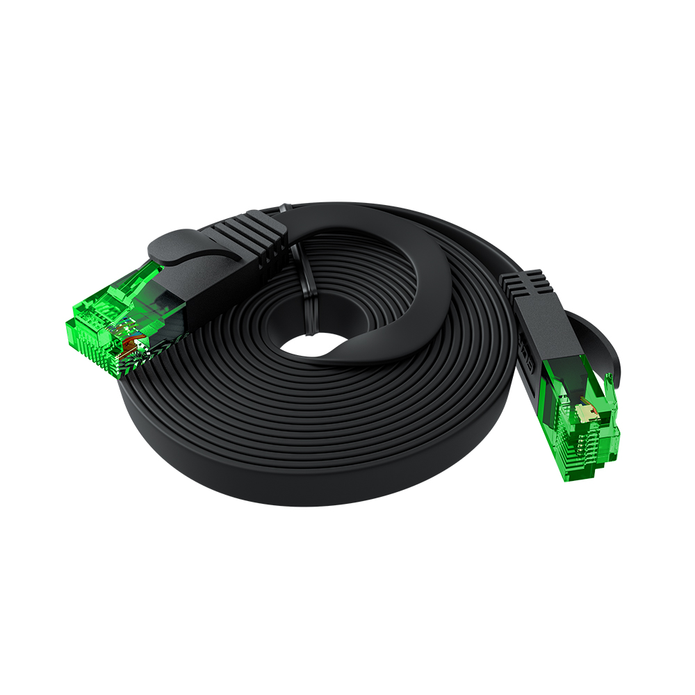 GCR PRO плоский UTP Патч-корд кат.6 LSZH PROF прямой медь литой RJ45 T568B