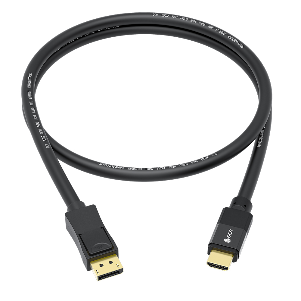 GCR PRO Кабель переходник DisplayPort - HDMI UHD 4K 60Hz
