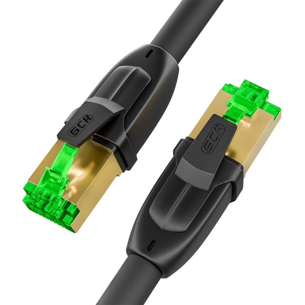GCR PRO круглый F/FTP Патч-корд кат.7 LSZH PROF прямой медь литой экранированные коннекторы RJ45 T568B