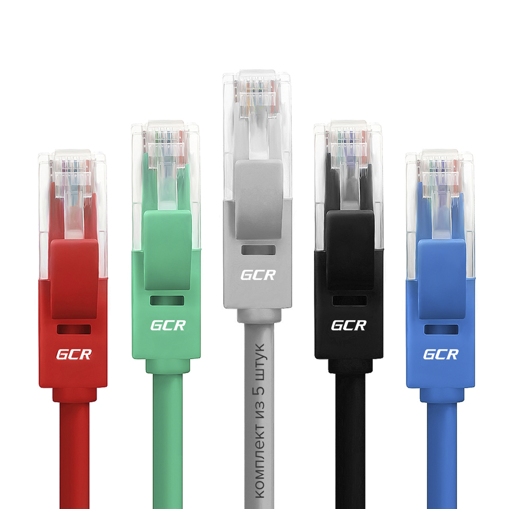 Патч-корд UTP cat.5e 1 Гбит/с RJ45 LAN CCA компьютерный кабель для интернета контакты 24K GOLD