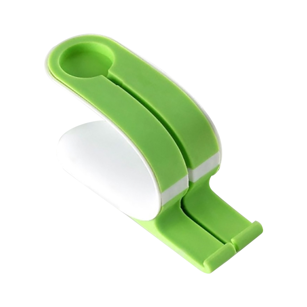 Настольная подставка держатель для Аpple 3 в 1 для iPhone Apple Watch и магнитной зарядки белый + зеленый