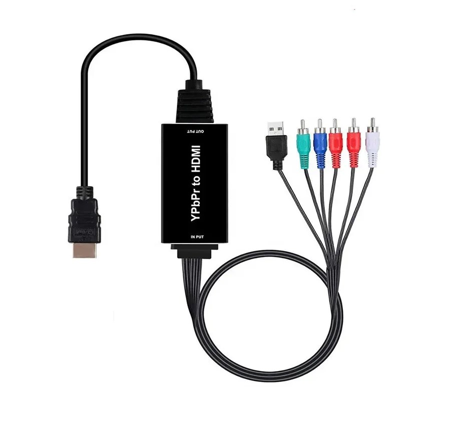 Кабель-переходник YPBPR в HDMI конвертер видео аудио AV кабель