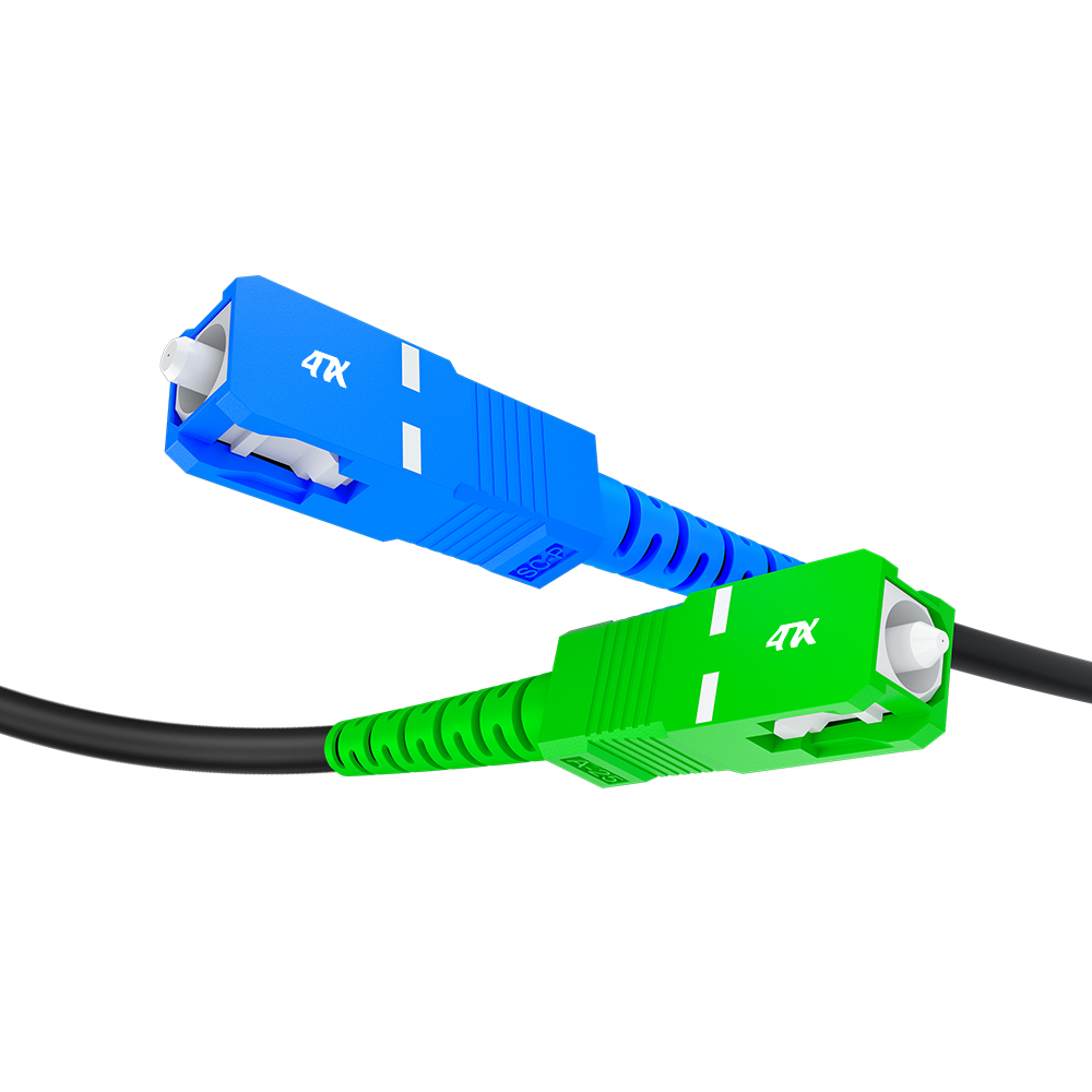 Патч-корд оптический  SC/APC - SC/UPC simplex 3мм 9/125 LSZH для интернета
