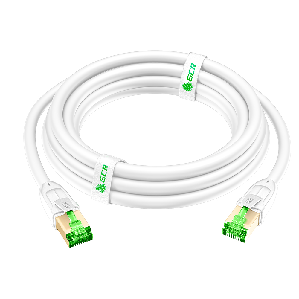 GCR PRO круглый SF/FTP Патч-корд кат.8 LSZH PROF прямой медь литой экранированные коннекторы RJ45 T568B
