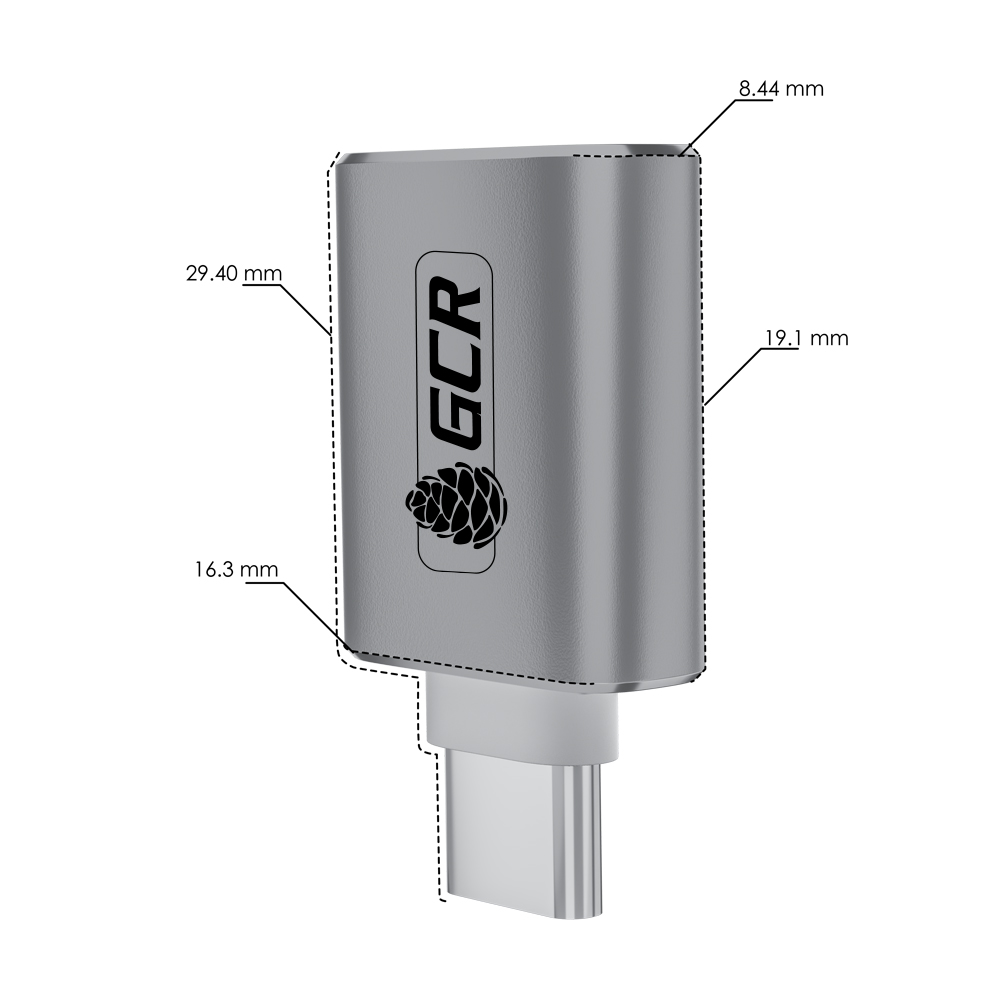 Переходник адаптер TypeC - USB 3.0 с технологией OTG для MacBook Redmi Samsung