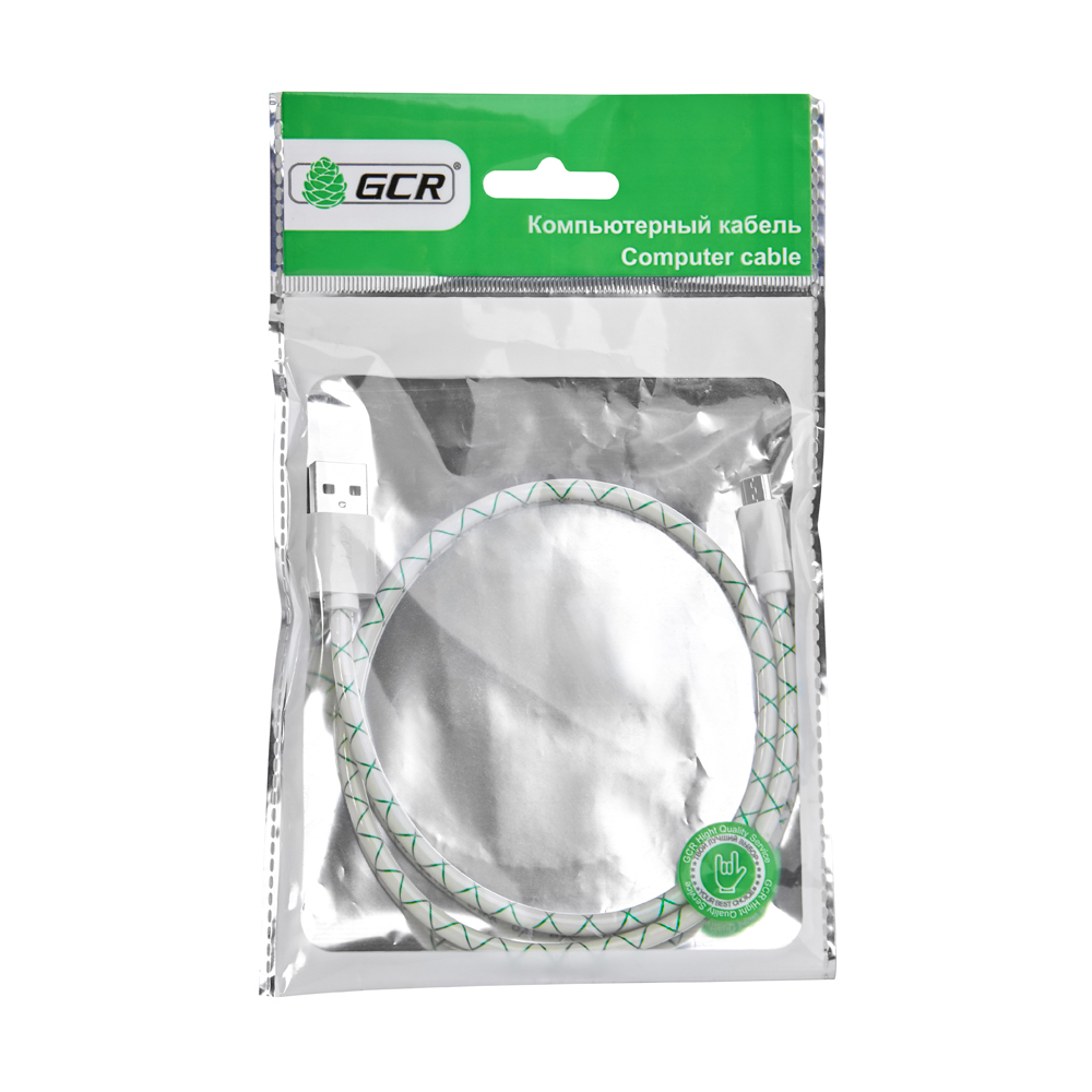 GCR PRO Кабель MicroUSB быстрая зарядка QC