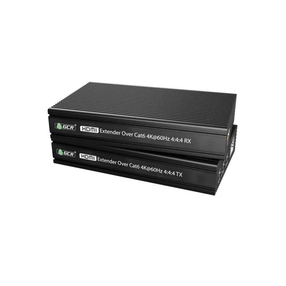 GCR PRO HDMI удлинитель по витой паре CAT5e/6 до 100м 4K@60Гц передатчик + приемник ИК-управление