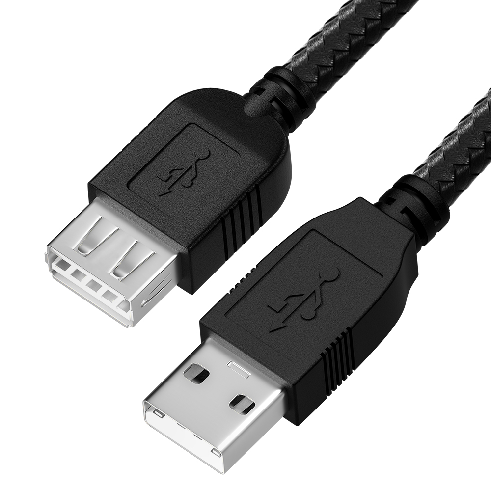 Удлинитель USB AM/AF для подключения USB устройств 480 Мбит/с