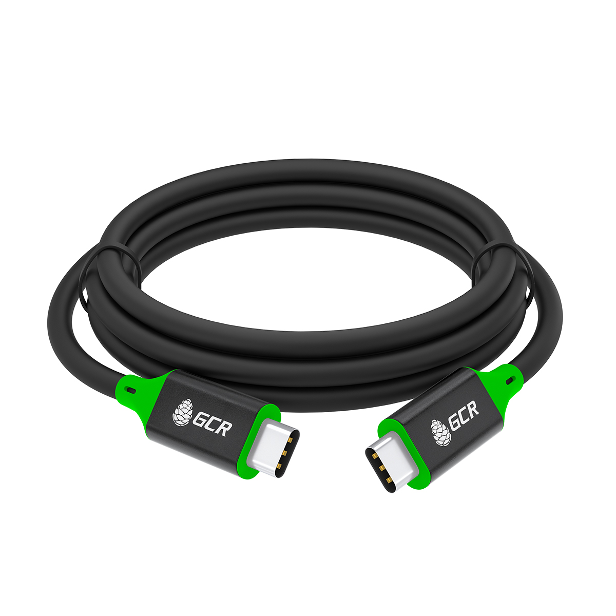 GCR PRO Кабель USB 3.1 Type-C/Type-C 100W PD быстрая зарядка 10Гбит/с 4K