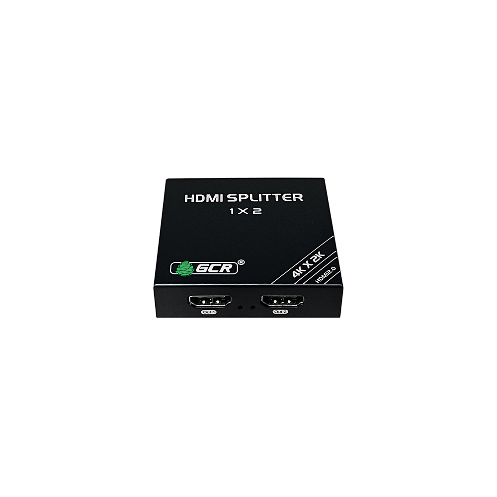 GCR Разветвитель HDMI 2.0 1 на 2 выхода 4К60Hz с функцией масштабирования Scaler HDCP 2.3