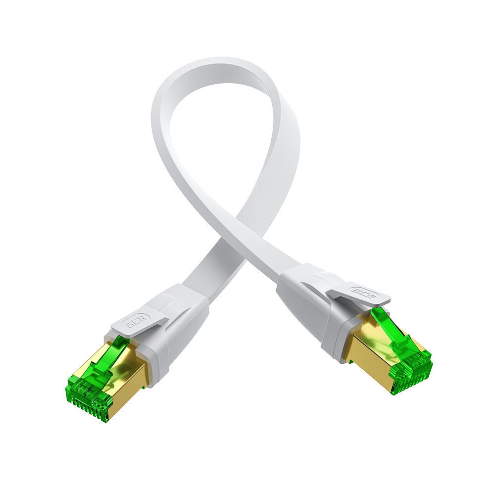 GCR Патч-корд плоский LSZH PROF кат.8 FTP медь RJ45 GOLD T568B