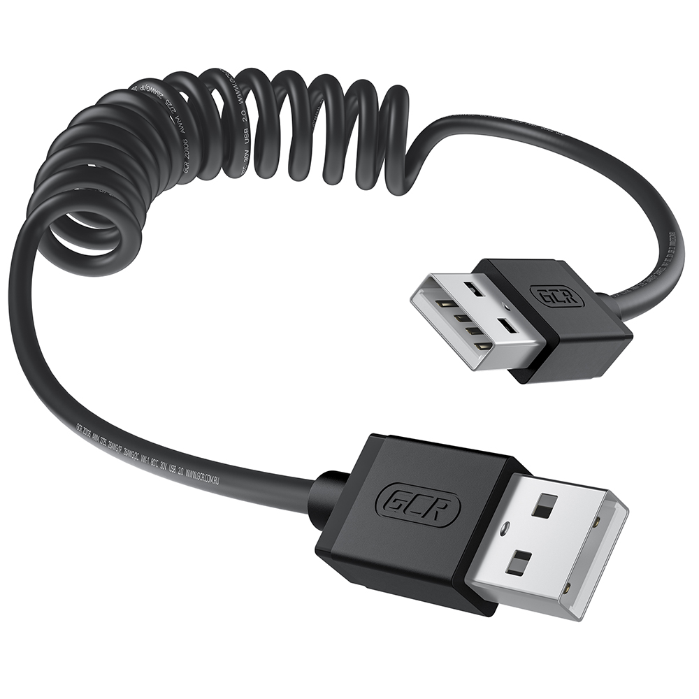 GCR PRO Кабель витой USB 2.0 AM/AM экран армирование
