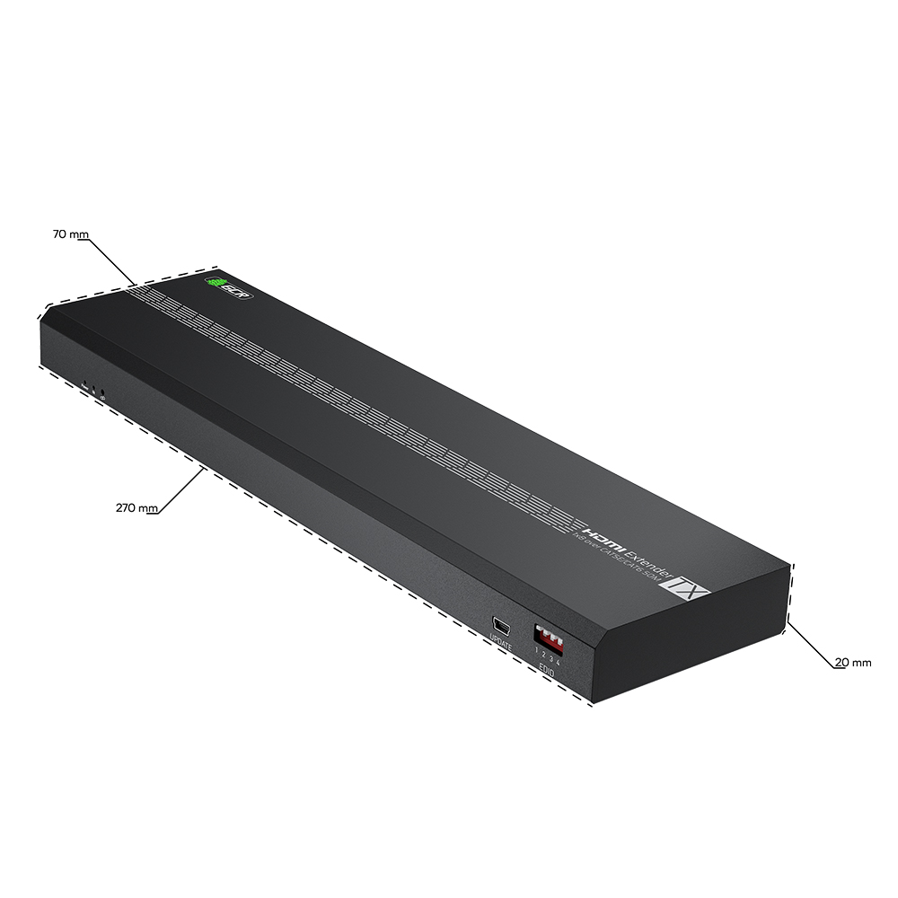 GCR PRO Сплиттер - удлинитель HDMI по витой паре 1x8 на 17 дисплеев