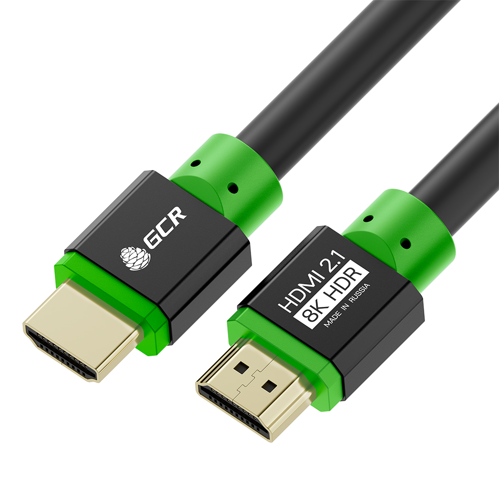 GCR PRO Кабель HDMI 2.1 3Х экран UHD 8K 60Hz 48 Гбит