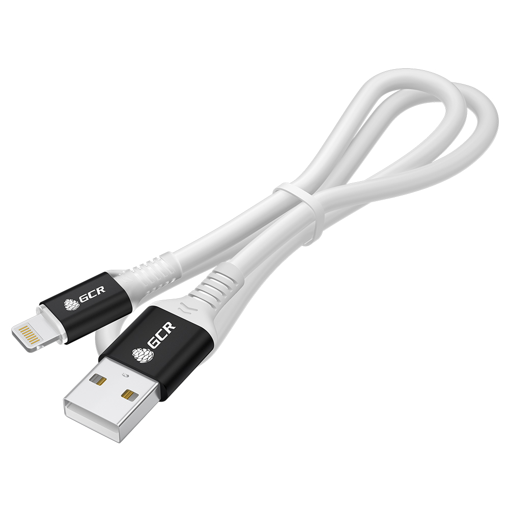 Кабель PREMIUM Lightning LED силикон для зарядки iPad iPhone 13 12 11 X 8 7 6 5 MFI 2.4A