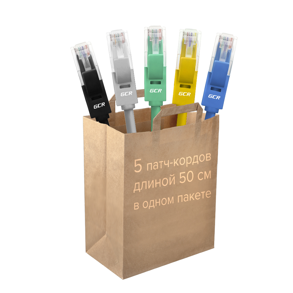 GCR Патч-корд Cat.5e UTP CCA
