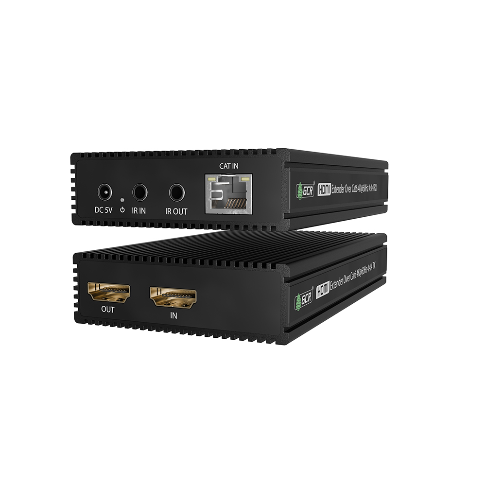 GCR PRO HDMI удлинитель по витой паре CAT5e/6 до 100м 4K@60Гц передатчик + приемник ИК-управление